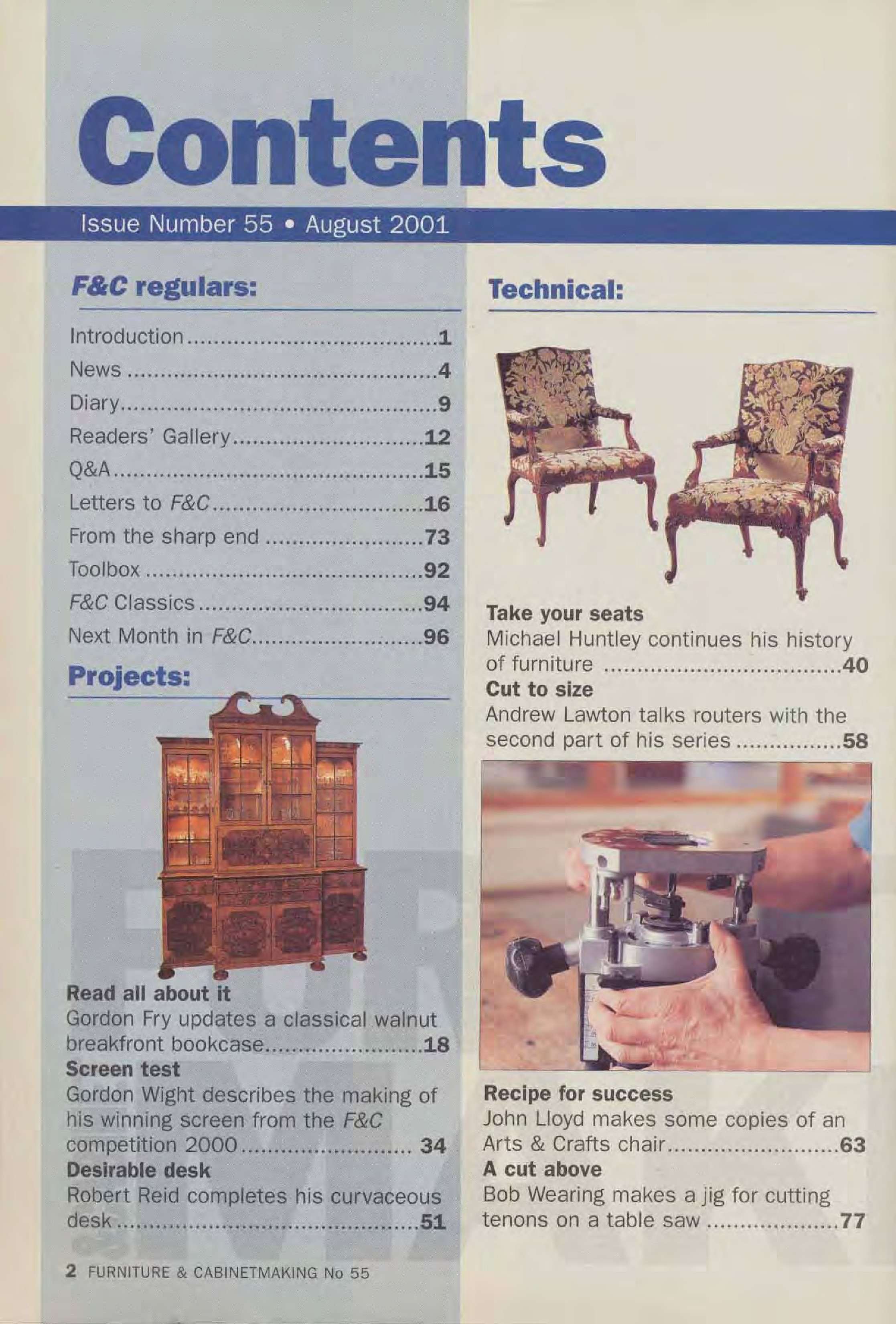 Furniture & Cabinetmaking 055 2001-08